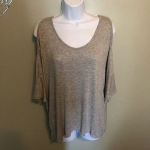 Acemi grey cold shoulder size small